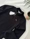 Чоловічий світшот Lacoste чорний Cas-70 (коп1) фото 3