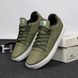 Мужские кроссовки Lacoste хаки кожаные Кеды Лакост Arm-LK002 фото 3