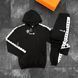 Мужской спортивный костюм Adidas Lampas черный Wil-40 (коп1) фото 2