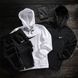 Мужской зимний спортивный костюм Nike 3в1 черно-белый Набор Найк с капюшоном Ads-1 фото 1