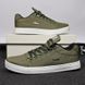 Мужские кроссовки Lacoste хаки кожаные Кеды Лакост Arm-LK002 фото 2