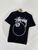 Чоловіча футболка Stussy чорна бавовняна Теніска Стуссі гла-62 фото