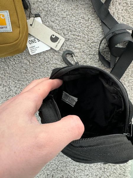 Месенджер Carhartt кордура чорний Сумка через плече Кархарт Cap-0111 фото