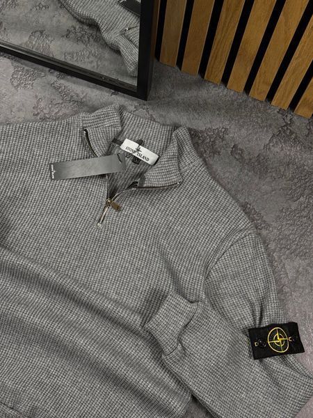 Мужской свитер Stone Island серый Will-SI10128 фото