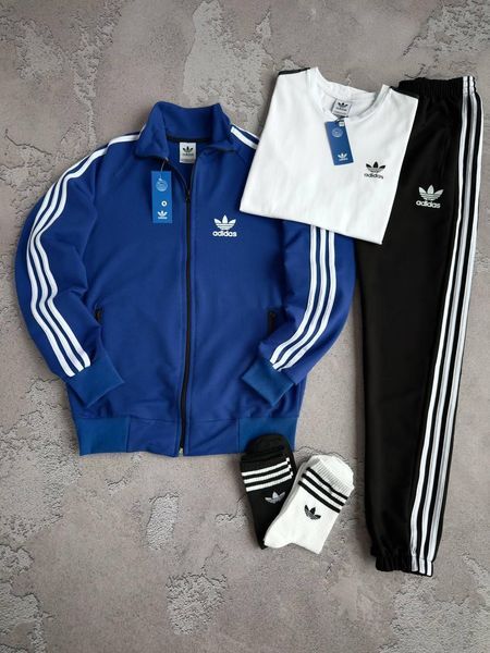 Чоловічий спортивний костюм Adidas хакі Хар-965 фото