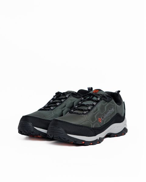 Мужcкие зимние кроссовки Columbia Firecamp Fleece Gore-Tex Black Green Grey хаки Коламбия Гортекс Флис Pow-CL023 1 фото