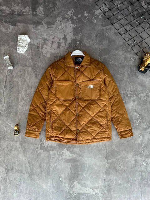 Мужская куртка The North Face коричневая Ветровка ТНФ весенняя осенняя Моло-TNF75 фото