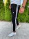Мужские спортивные штаны Adidas с лампасами черные Брюки Адидас на манжетах Мой-93/Хар 3 фото 6