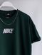 Чоловіча оверсайз футболка Nike зелена Найк з рефлективним лого Моло-4085 фото 3