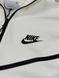 Чоловіча демісезонна кофта зіп-худі Nike Tech Fleece біла Dej-3 фото 5