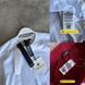 Мужской летний костюм Футболка Шорты Stone Island белый с бордовым Стон Айленд Моло-67-10 фото 8