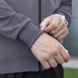 Мужская толстовка с капюшоном на молнии черная темно-серая Pob-Daily с фото 5