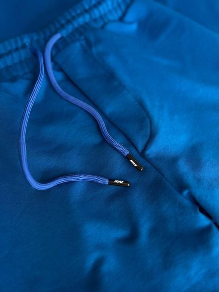 Мужской летний костюм Nike Футболка Штаны синий Комплект Найк Моло-110-83 фото