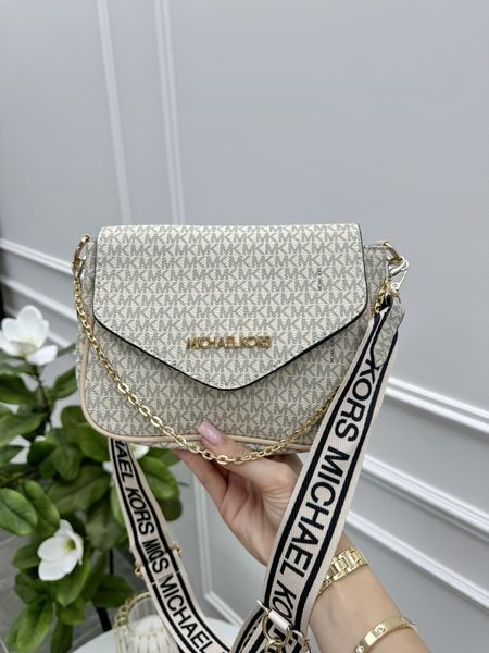 Жіноча сумка Michael Kors 2 в 1 біла Any-20212-4 (коп1) фото