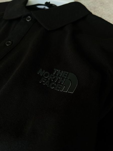 Мужская футболка Поло The North Face черная Тенниска ТНФ Моло-71-1 фото
