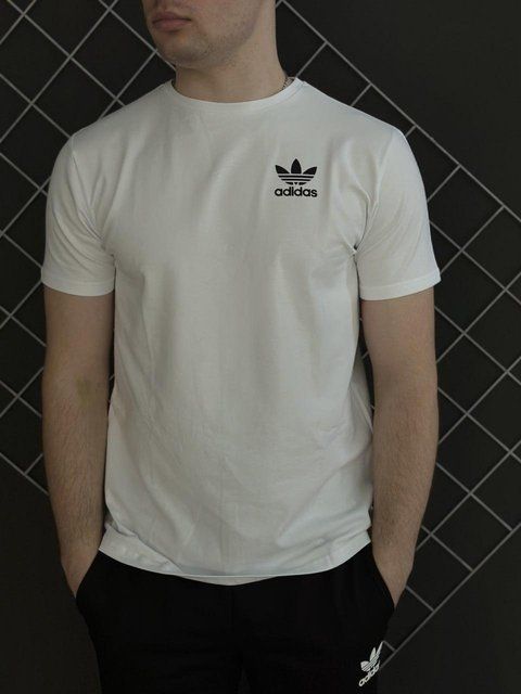Мужская футболка Adidas белая Тенниска Адидас Rap-RD181 фото