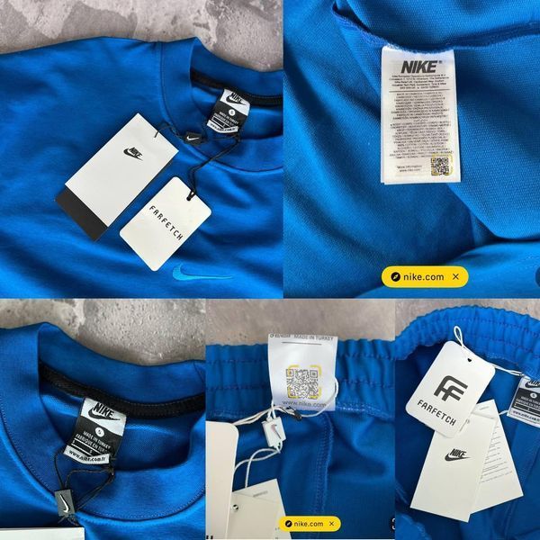 Мужской летний костюм Nike Футболка Штаны синий Комплект Найк Моло-110-83 фото