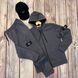 Мужской зимний спортивный костюм Stone Island темно-серый Комплект Стон Айленд с капюшоном Sta-189 фото 1