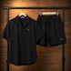 Мужской льняной костюм Lacoste серый Sta-223-коп фото 5