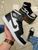 Чоловічі кросівки Nike Air Jordan 1 чорні Найк Джордан шкіряні Arm-A033 (коп1) фото