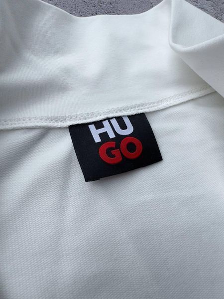 Мужской спортивный костюм Hugo Boss белый Комплект Хьюго Босс Кофта на молнии Брюки Жилетка Хар-607 фото