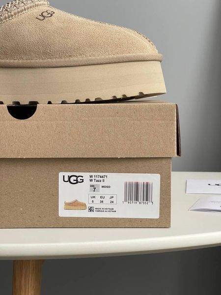 Жіночі зимові черевики UGG Tazz II бежеві Las-1409 фото