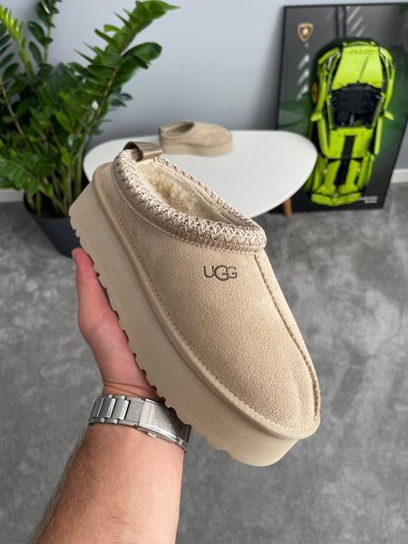 Жіночі зимові черевики UGG Tazz II бежеві Las-1409 фото