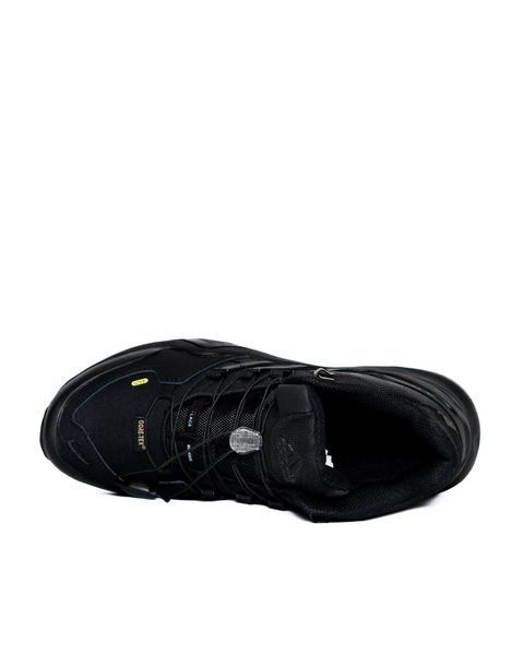 Мужские зимние кроссовки Adidas Terrex Fast R Mid Gore-Tex черные Адидас рипстоп на гортекс Pow-AD115 фото