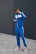 Мужской спортивный костюм Adidas без капюшона синий Комплект Адидас Кофта Штаны Хар-239 2 фото 9