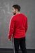 Мужской зимний спортивный костюм Adidas с лампасами красный Комплект Адидас без капюшона Хар-321 фото 15