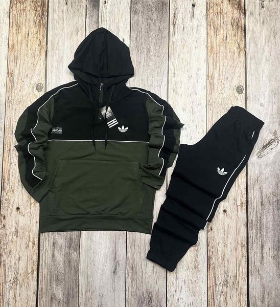 Мужской спортивный костюм Adidas красный Комплект Адидас Кофта на змейке Штаны Seas-33 фото