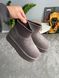 Жіночі зимові черевики UGG Classic Mini Dipper сірі Las-1455 фото 4