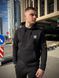 Мужское зимнее худи Adidas черное Кофта Адидас с капюшоном Rap-RD022 фото 1
