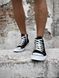 Мужские высокие кеды Converse All Star черные Конверс Олд стар Arm-KN1 фото 8