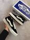 Мужские зимние кеды Vans Knu Skool черно-белые Ванс Кну Скул на меху замшевые Arm-1274 1 фото 1