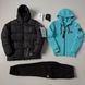 Мужской зимний спортивный костюм Stone Island 3в1 бордовый с черным Комплект Стон Айленд Костюм Зимняя куртка Хар-372 фото 7