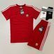 Чоловічий літній костюм Adidas футболка шорти Адідас чорний Хар-872 фото 4