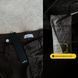 Чоловічі шорти карго Stone Island чорні Бриджі Стон Айленд з кишенями моло-ST60 фото 4