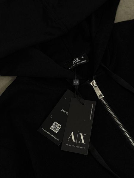 Чоловіча зіп-худі Armani Exchange біла Hub-214 фото