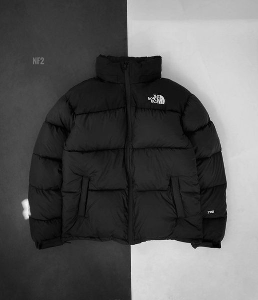 Чоловіча зимова куртка The North Face чорна оверсайз Пуховик ТНФ Gar-D025 8 фото