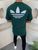 Мужская оверсайз футболка Adidas зеленая хлопковая Тенниска Адидас Моло-4083 фото