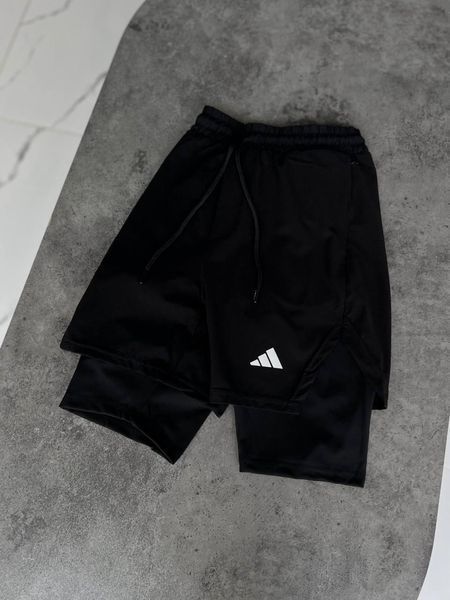Чоловічі шорти спортивні Adidas чорні для тренувань Адідас Моло-GH600 фото