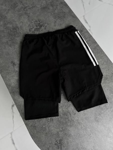 Чоловічі шорти спортивні Adidas чорні для тренувань Адідас Моло-GH600 фото