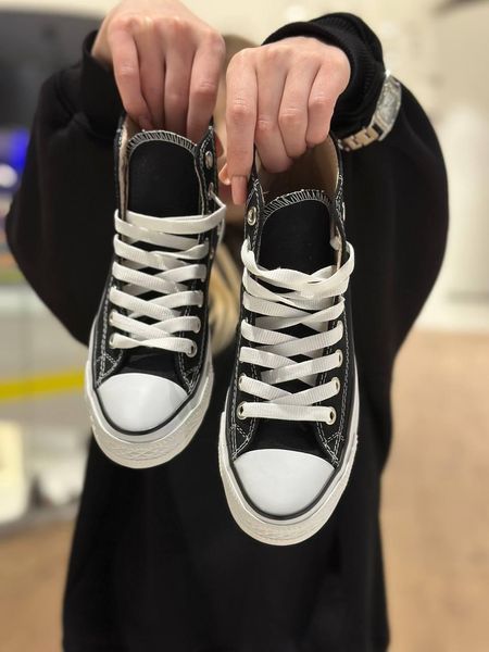 Жіночі кеди Converse All Star високі чорні текстиль Кросівки Конверси Arm-KN1 (коп1) фото