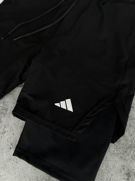 Чоловічі шорти спортивні Adidas чорні для тренувань Адідас Моло-GH600 фото