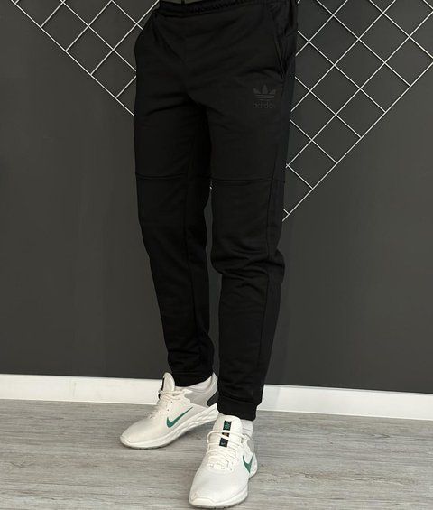 Мужские спортивные штаны Adidas черные Брюки Адидас Rap-RD127 фото