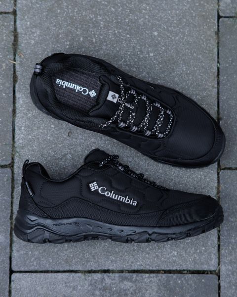 Мужcкие зимние кроссовки Columbia Firecamp Fleece Gore-Tex Black черные Коламбия Гортекс Флис Pow-CL024 2 фото