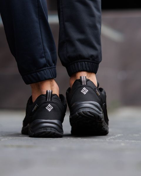 Мужcкие зимние кроссовки Columbia Firecamp Fleece Gore-Tex Black черные Коламбия Гортекс Флис Pow-CL024 2 фото