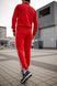 Чоловічий спортивний костюм Adidas без капюшона червоний Комплект Адідас Univer-20 3 фото 6