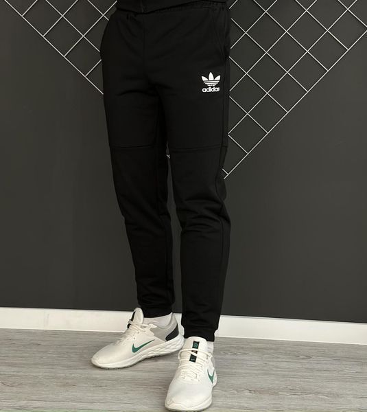 Чоловічі спортивні штани Adidas чорні Брюки Адідас Rap-RD127 фото